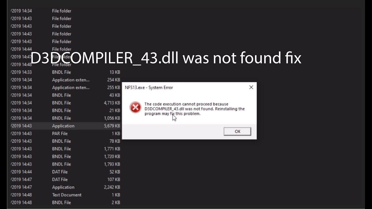 d3dcompiler 43 dll download